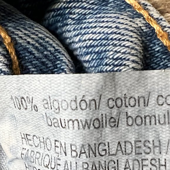 ZARA Denim Skirt with Red White Pink Stripe Size XS - Picture 7 of 8